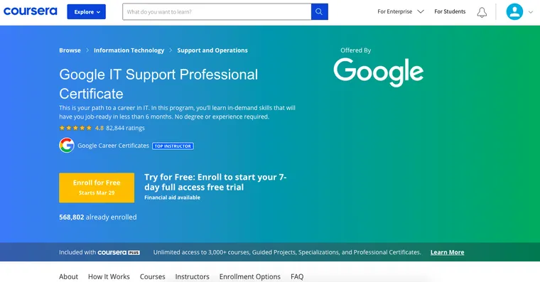 تخصص دعم تكنولوجيا المعلومات