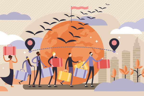 أنواع الهجرة