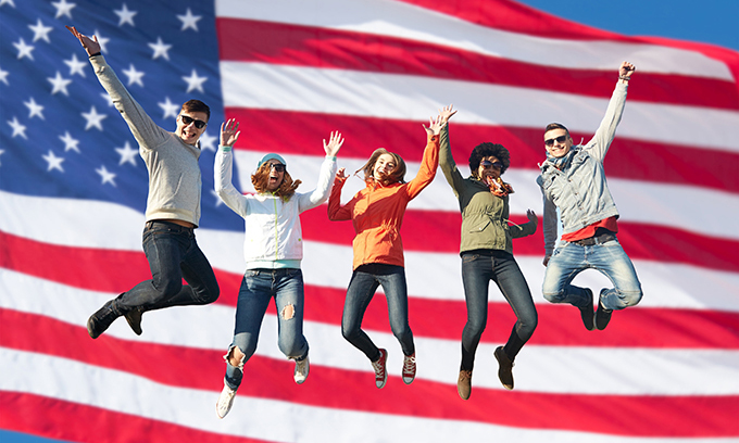 طلاب دوليين في أمريكا