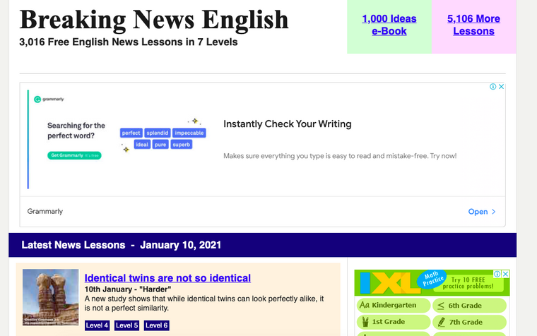 Breaking English News