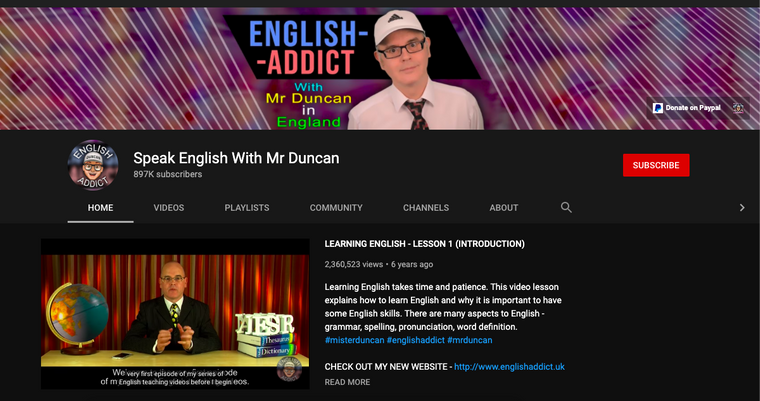 Speak English With Mr. Duncan