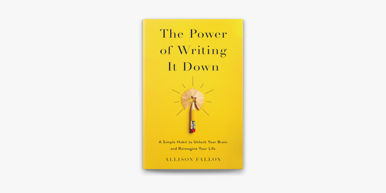 كتاب the power of writing it down
