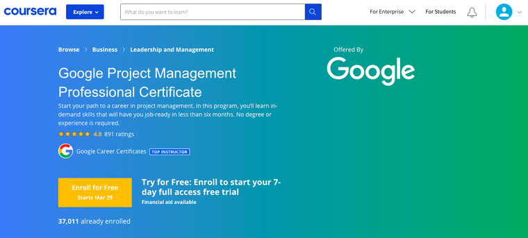 تخصص إدارة المشاريع