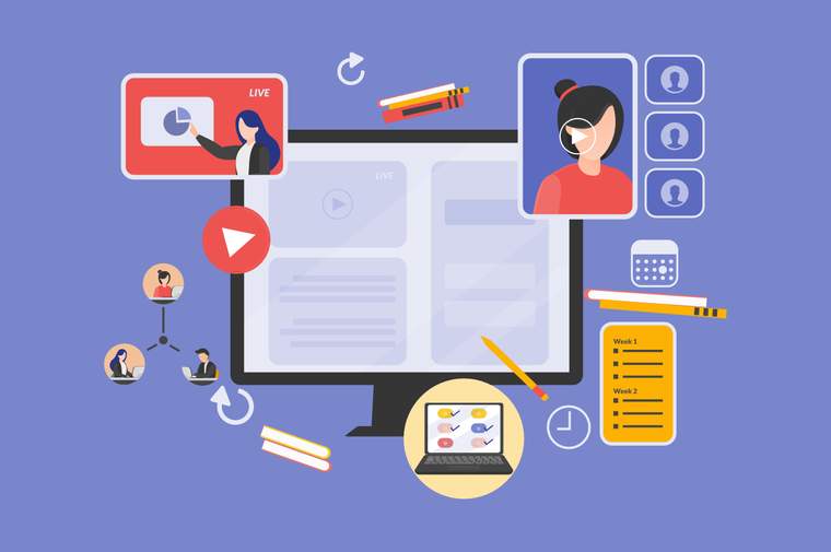 اشكال التعليم عن بعد