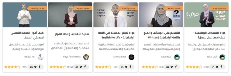 دورات عبر الإنترنت على موقع فرصة