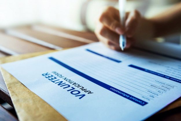 تعبئة طلب التقديم