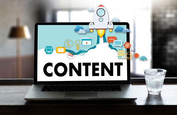 كتابة المحتوى