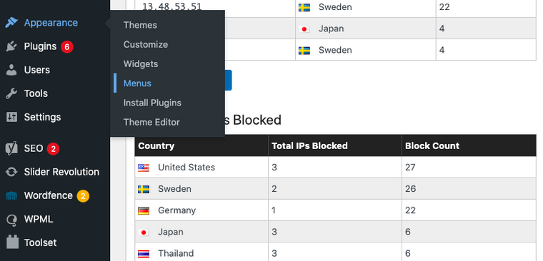 إضافة القوائم في الموقع الإلكتروني