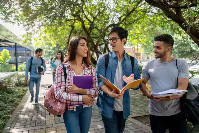 طلاب جامعيون